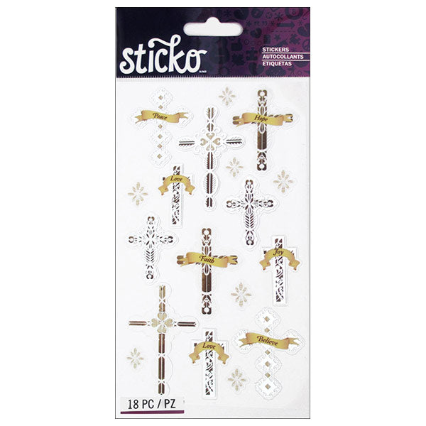 Sticko Stickers - Words & Crosses