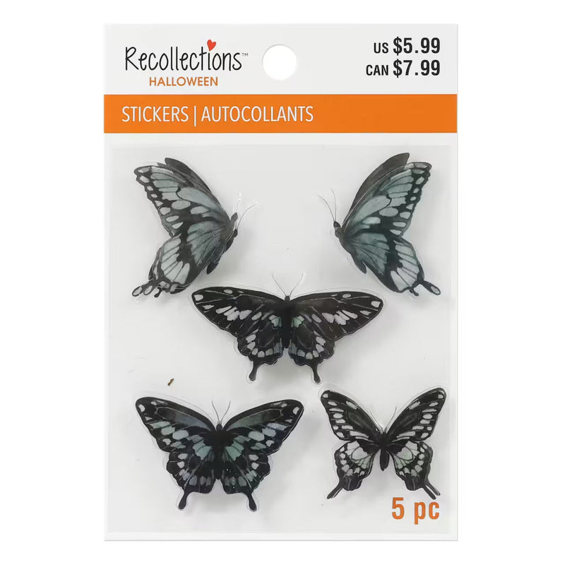 Dimensional Butterfly Stickers